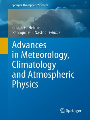 cover image of Advances in Meteorology, Climatology and Atmospheric Physics
